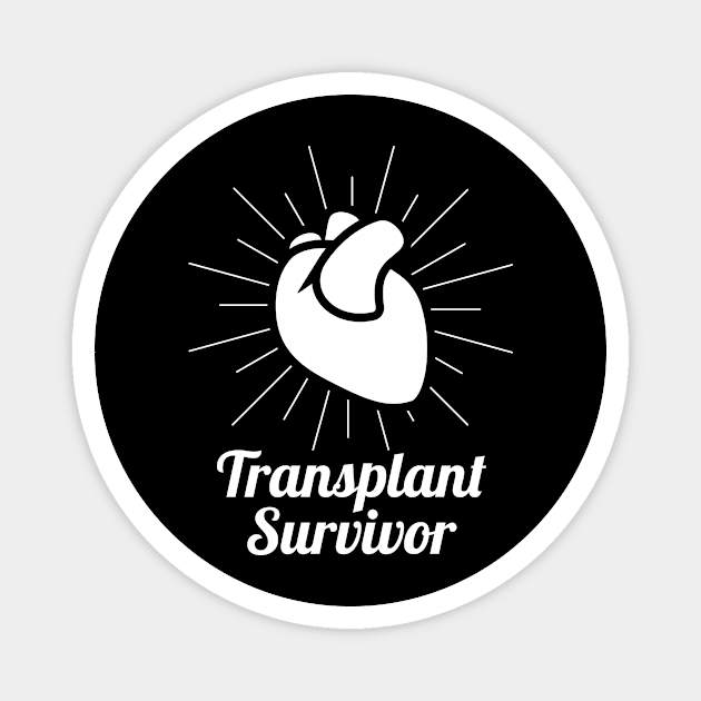 Heart Transplant Survivor Magnet by Wizardmode